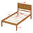 Nicanora Platform Bed Frame with Headboard, Wood Slat Support-1418541164