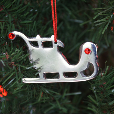 2'' Handmade Metal Hanging Figurine Ornament