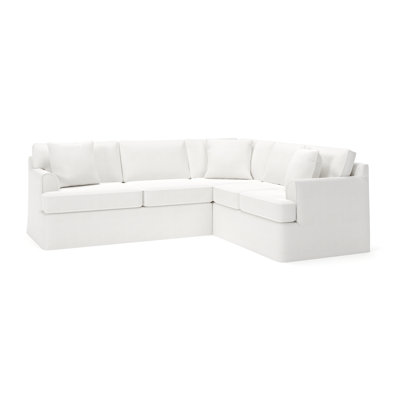 Conradina Slipcovered L-Sectional