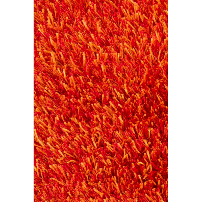 Tulip Red Area Rug, Brown, Rectangle 7'9" x 10'6"