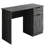 43 INCH WRITING DESK WITH CABINET IN DARK GREY-1653591635