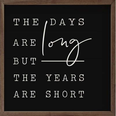 The Days Are Long - noir