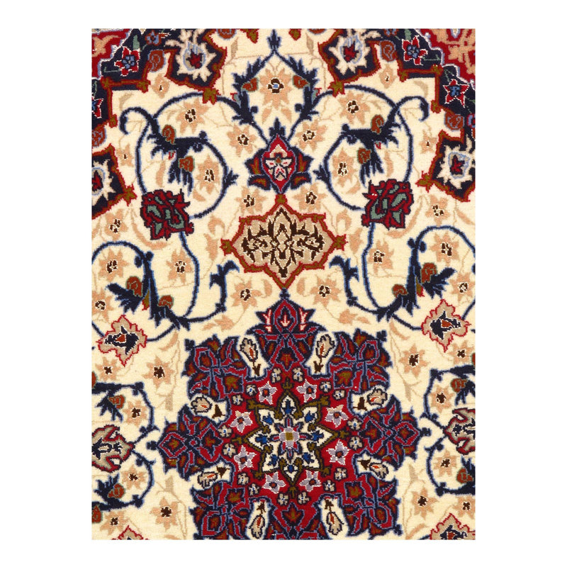 Tapis oriental en laine beige / brun fait à la main 2 pi 3 po x 3 pi Lonnell