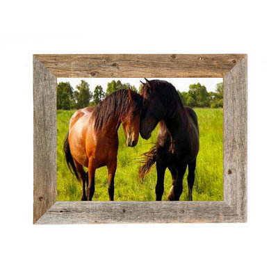 Weathered Gray Wood Matte Picture Frame