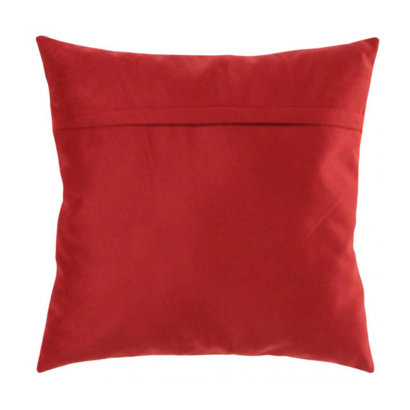 Square Pillow Cover & Insert, Red/Navy Blue, 16"H x 16"W, Square