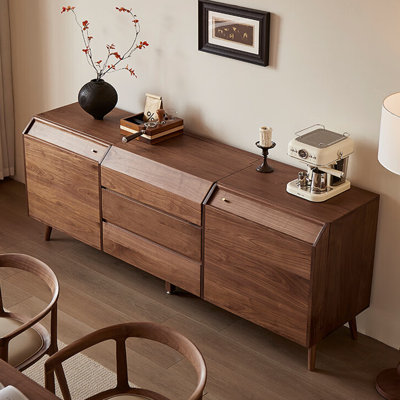 Retro simple and light luxury sideboard
