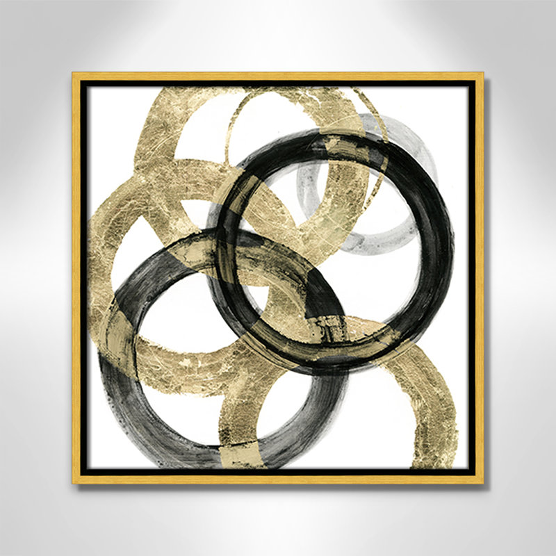 Collection Ring Ring I par Tava Studios, H 17,5 po x l 17,5 po x P 2 po, Or