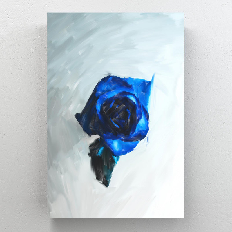 Blue Blue - 1 pièce, impression sur toile tendue, H 36 po x l 24 po