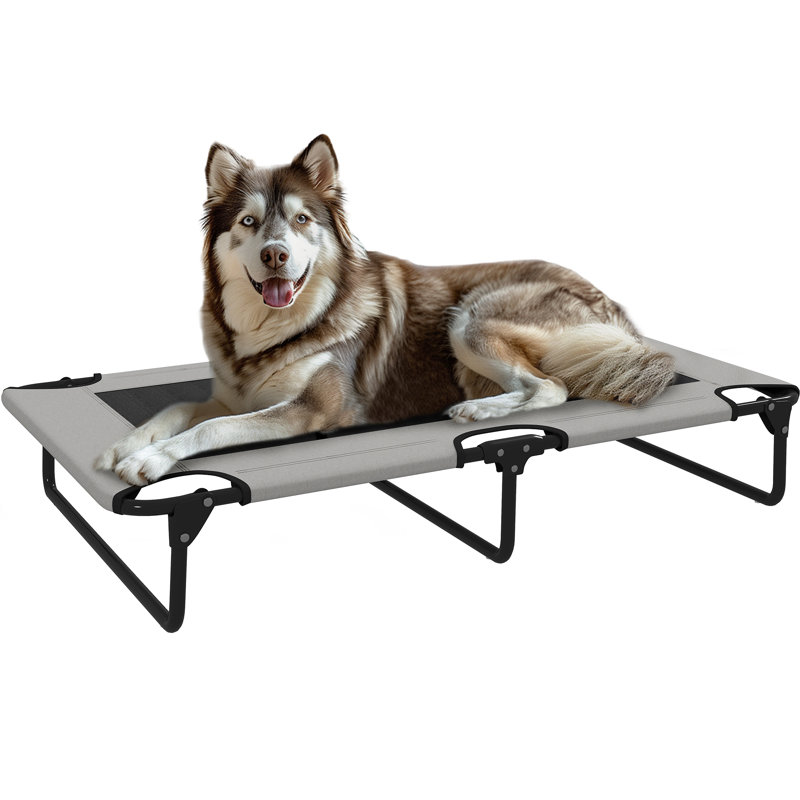 Polyester Pet Bed, Light Grey