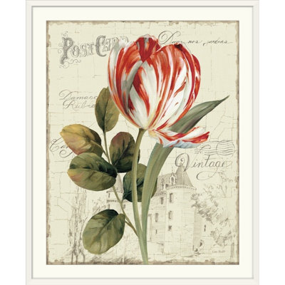 « jardin view ii red tulip » par lisa audit, impression