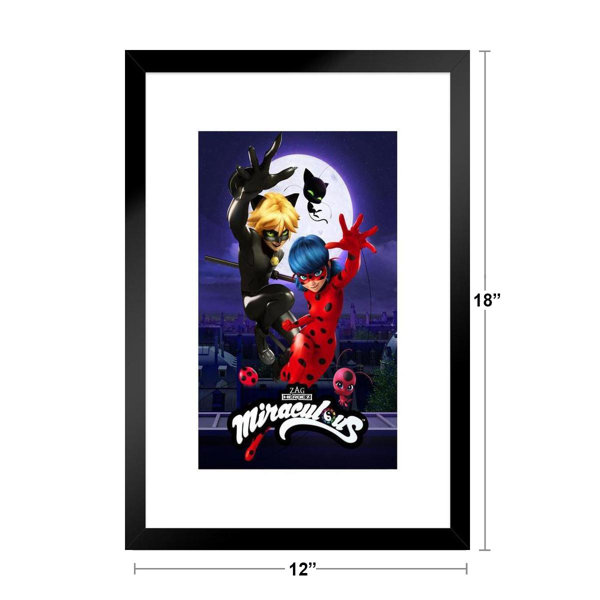 Miraculous Ladybug and Cat Noir Team Up Cartoon TV Series Movie Miraculous  Ladybug Merchandise Miraculouses Miraculous Ladybug Poster Girls Bedroom