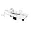 Table basse rectangulaire en pierre supercristalline-103250070-103250061