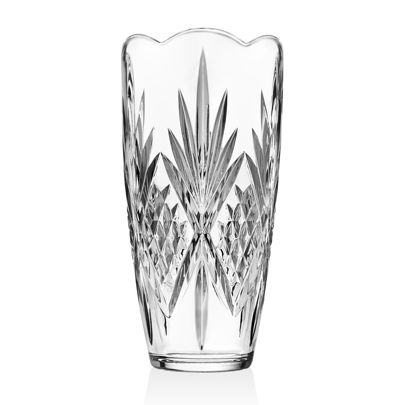 Grand vase de table en cristal Dublin