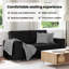 Canapé vidaXL 70,87 po en similicuir noir-8320025