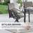 Blaza 4 - Person Patio Dining Set with Round Table-556780097-556600099