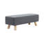 Artis 81cm Wide Rectangle Solid Colour Footstool Ottoman-50224527
