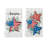 Patriotic Star Flag Microfiber Kitchen Towel Set Of 2, Absorbent Hand Towel For Independence Day Decor, White