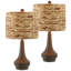 Lampe de table en résine Borka
