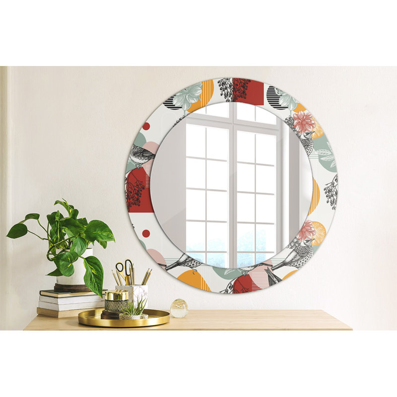 Huldar Glass Flat Wall Mirror