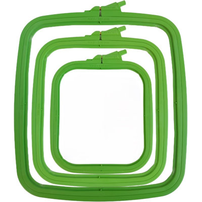 Plastic Square Hoop Nurge 170-14 Green