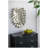 24.8X17.3X2" Gold Monstera Leaf Wall Décor