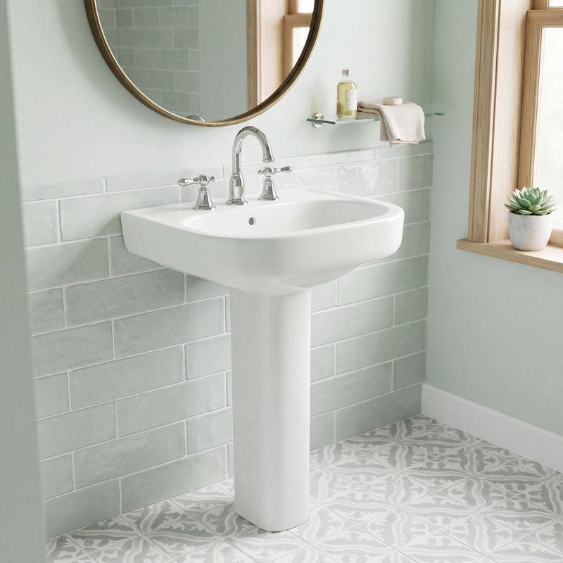 Gaomon 16.8 Bathroom Sink, Single Hole Faucet