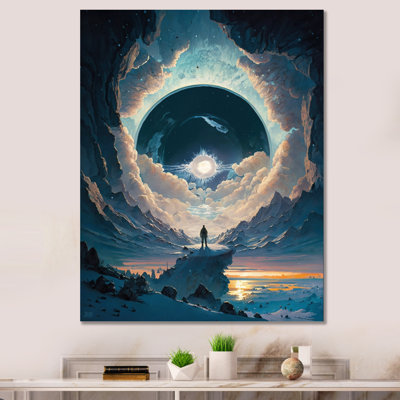 Inspiring Moon'S Outer Space View II " Inspiring Moon's Outer Space View II "