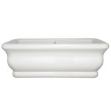 Michelangelo 66'' L Freestanding Soaking Bathtub