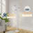 3-Light Floor Lamp, Dimmable With Foot Switch, Industrial Hanging Cages, LED Bulbs Included-465386209-408872241