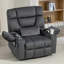 Fauteuil releveur électrique extra large de 99 cm (39 po) avec fonction chauffante et massante-1327474402