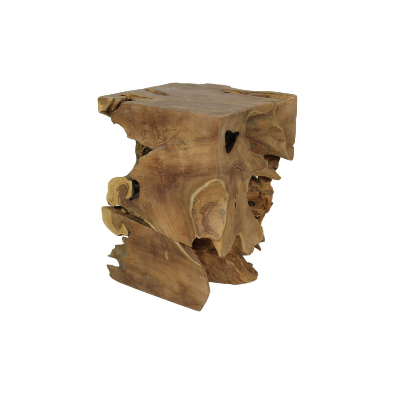 Yellow Pine Solid Wood Accent Stool