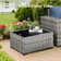 Bobia Wicker 10 - Person Patio Conversation Sets with Cushions