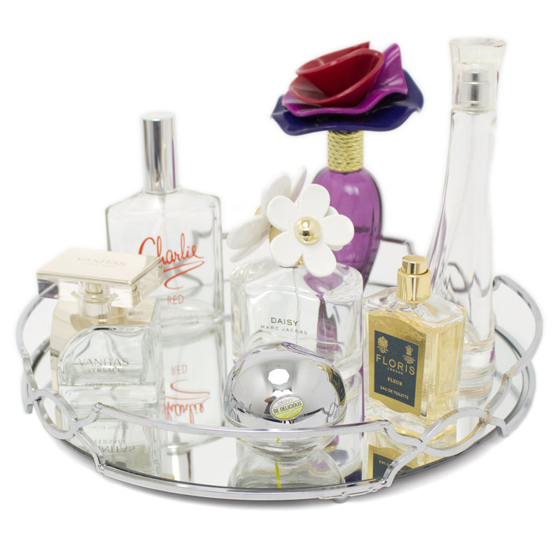 Alline Mirror Tray, Silver