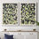 Encre Blooming Night I, toile encadrée de qualité supérieure - prête à être accrochée