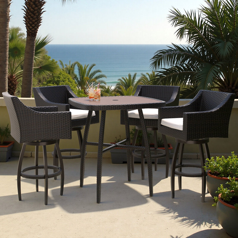 Deco Outdoor Square Bar Table
