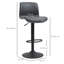 Joneer Upholstered Adjustable Height Counter Stool with Metal Frame-1140781552