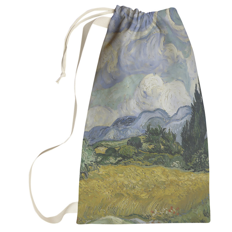 Browerville Fabric Laundry Bag with Handles, Small ( 64" H x 20" W x 1.5" D ), Yellow
