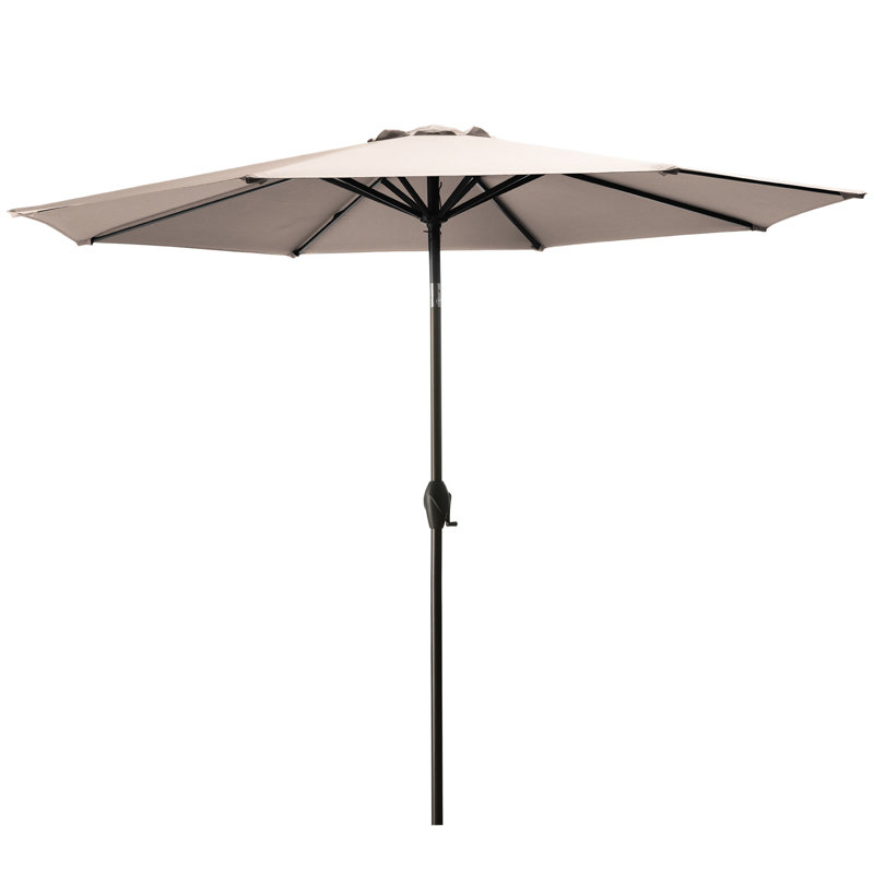 Parasol de marché de 132 po Haque, Beige