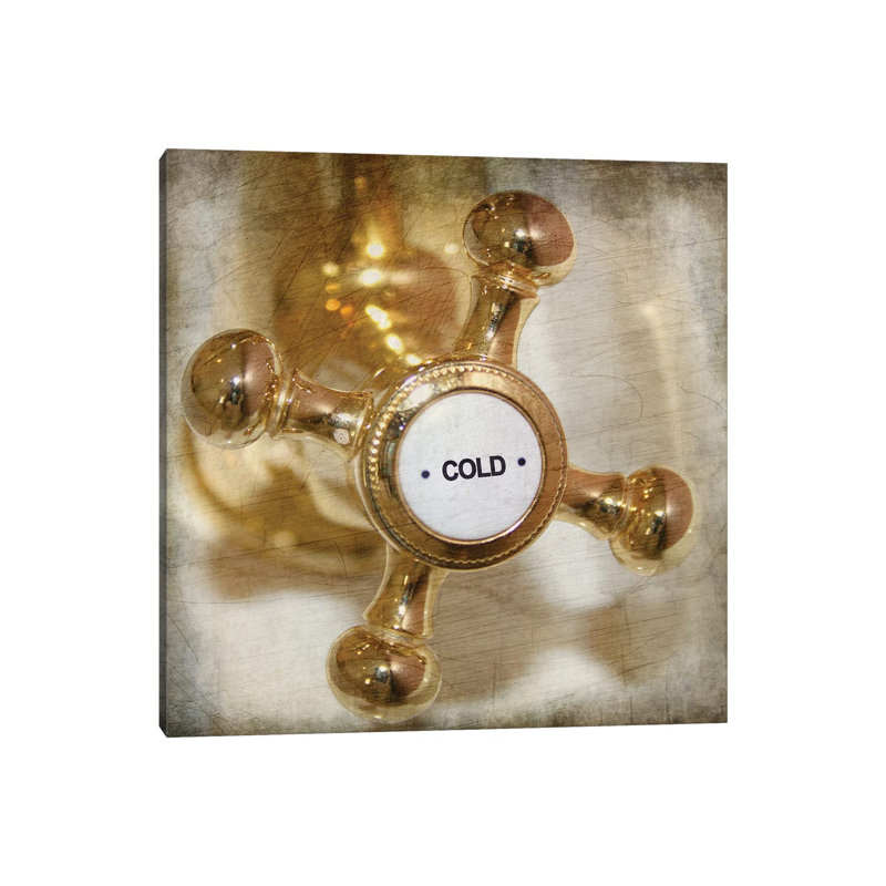 Faucet Cold by Kimberly Allen - Wrapped Canvas Print, 93.98 cm H x 93.98 cm W
