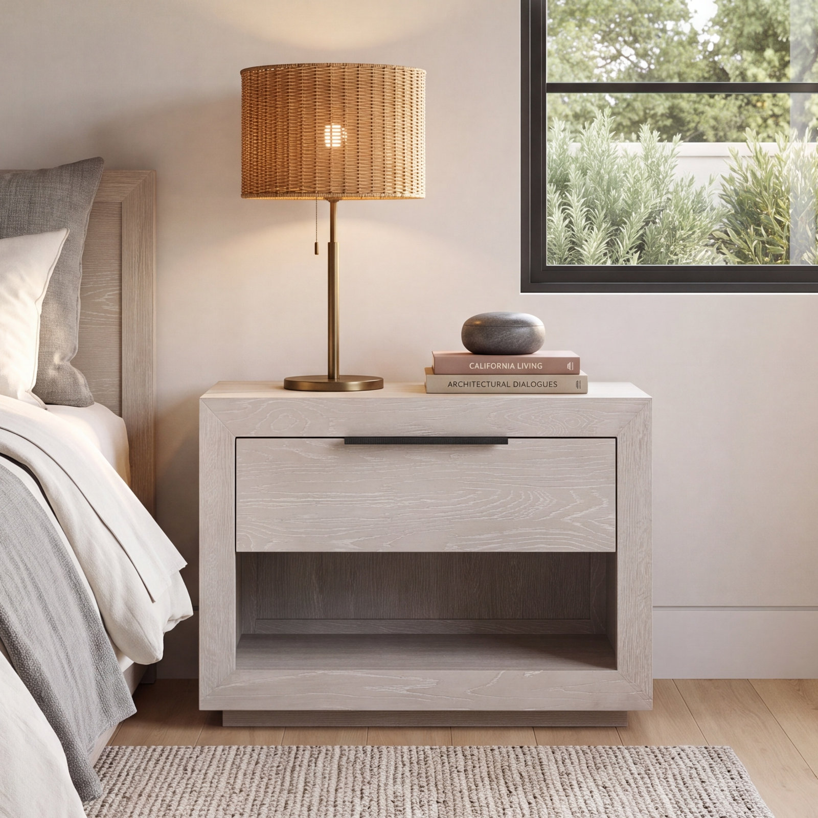 Aria Oak Nightstand