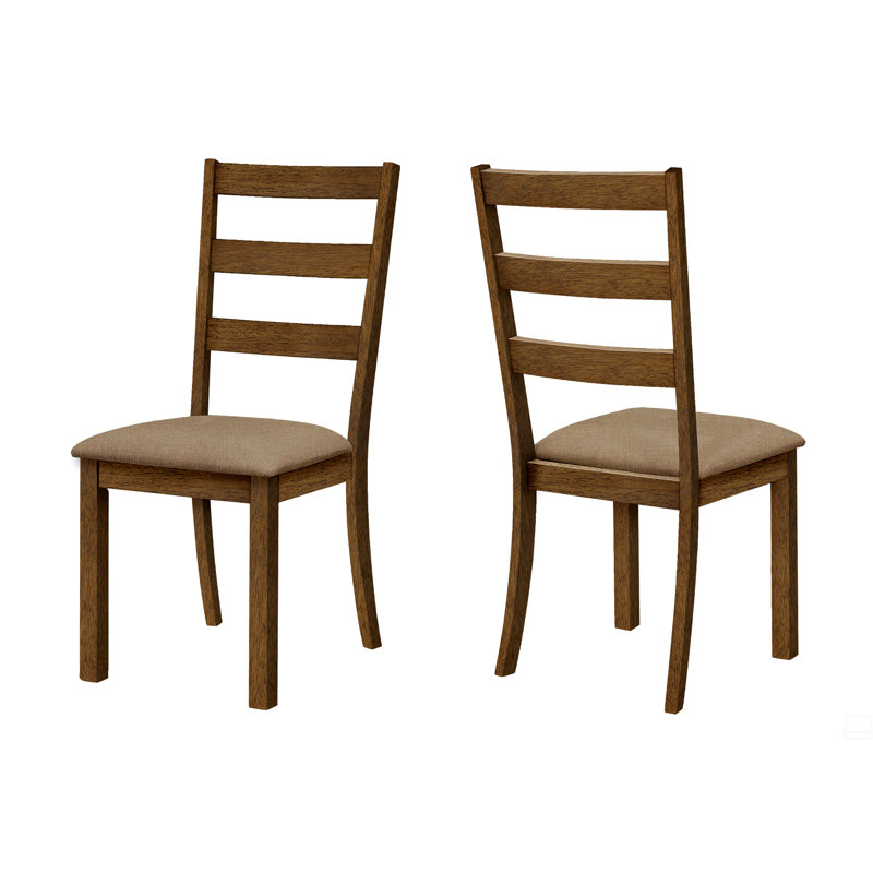Chaise de salle à manger, ensemble de 2, d'appoint, rembourrée, de cuisine
