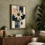 Daisy and Geometry Botanical - Wrapped Canvas-1709528082-1709528089