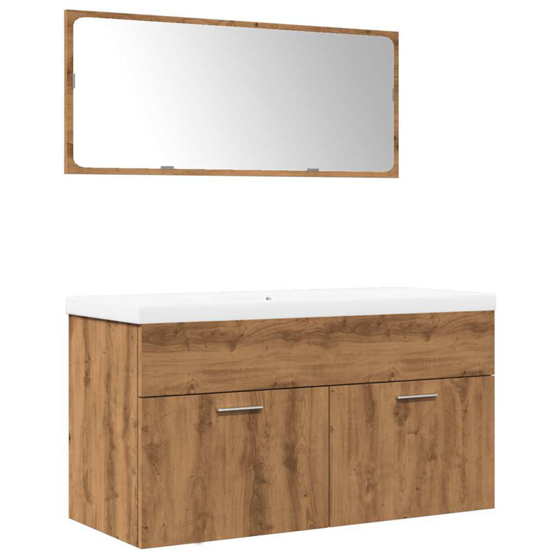 Soloma Bathroom Furniture Suite, Artisan Oak