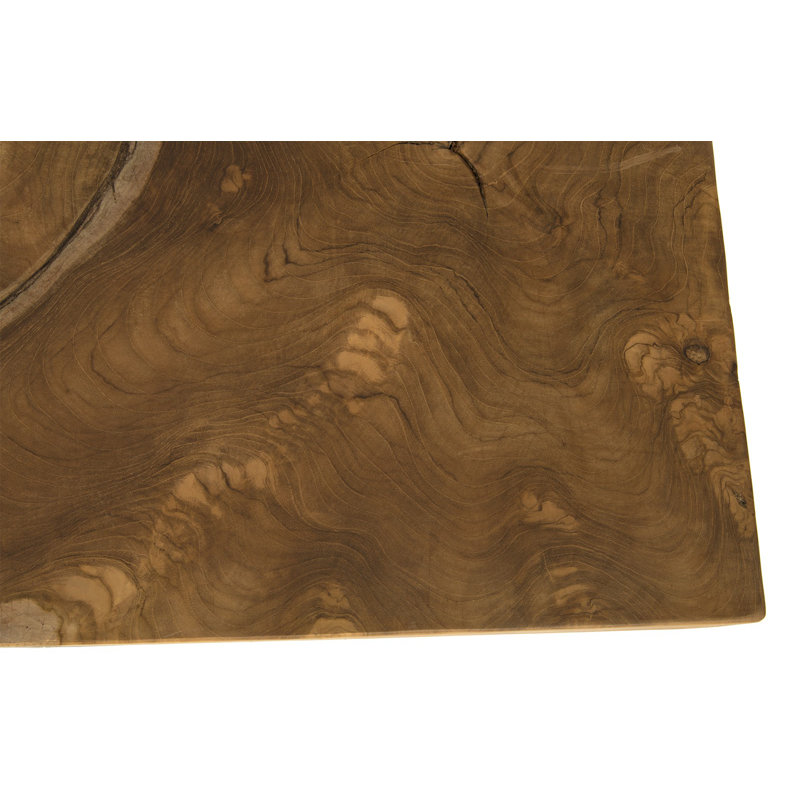 Teak Puzzle Frame End Table