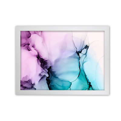 Purple Blue Watercolour Original - Painting