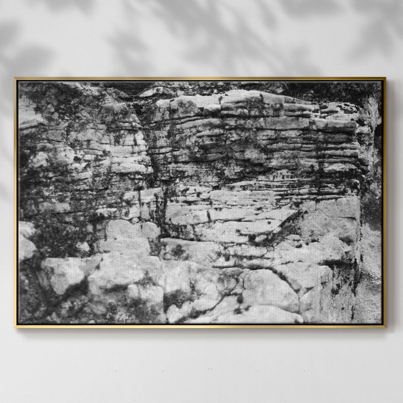 Found Textures XVIII sur toile de qualité supérieure - prête à être accrochée, H 25 po x l 37 po x P 2 po