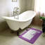Tapis rectangulaire antidérapant pour salle de bain-122103220-42101510-42101507