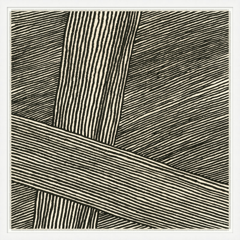 "Linear Tapisserie 1" par Thom Filicia - reproduction d'art sur toile