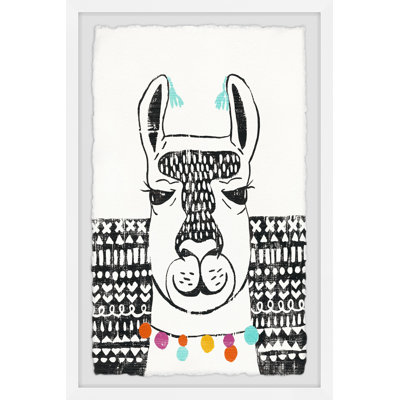 Garret Llama Necklace - Graphic Art