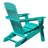 HDPE Folding Adirondack Chair With Cup Holder-454785615